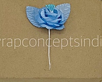 Rose flower on Stick - Multicolour-Brown