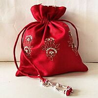 Zardozi Solid Base Potli Bag Zardozi Solid Base Potli Bag