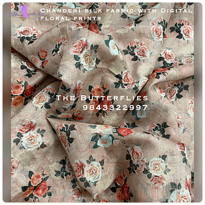 CHANDERI FABRICS PER METER 58