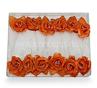 Rose flower on Stick - Multicolour-Brown