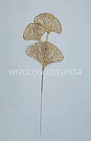 Ginkgo Leaf on Stick - Gold