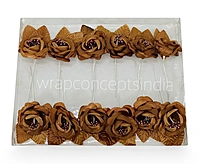 Rose flower on Stick - Multicolour-Brown