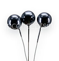 Pearl Sticks - Charcoal - 12MM