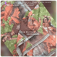 PURE LINEN SAREE NIRSLIN17513