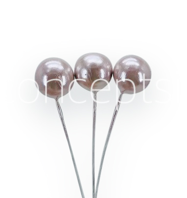 Pearl Sticks - Dusky Mauve - 12MM