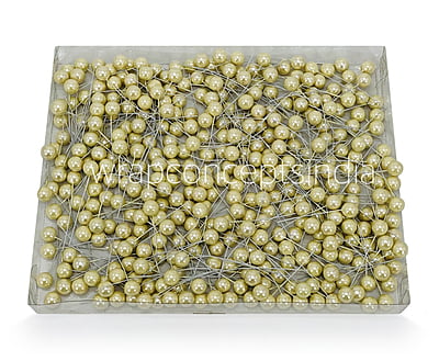 Pearl Sticks - Creamish Yellow - 12 MM