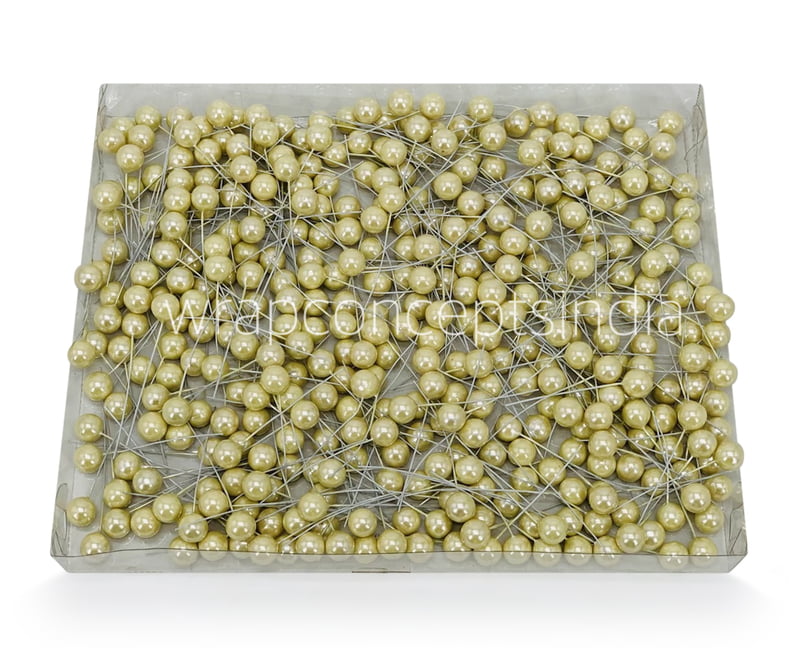 Pearl Sticks - Creamish Yellow - 12 MM
