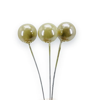 Pearl Sticks - Creamish Yellow - 12 MM