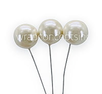 Cream Pearl Sticks - 12 MM/15 MM
