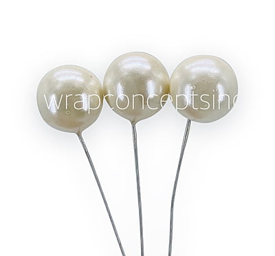 Cream Pearl Sticks - 12 MM/15 MM