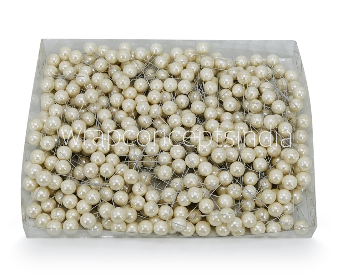 Cream Pearl Sticks - 12 MM/15 MM