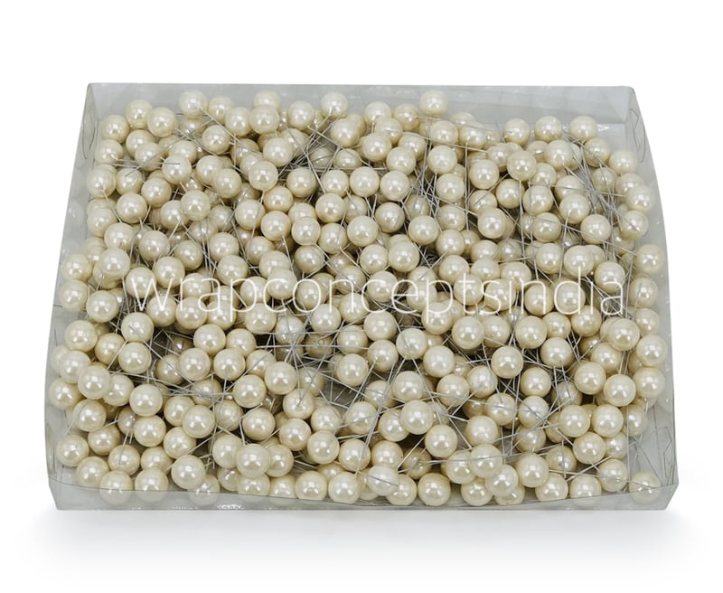 Cream Pearl Sticks - 12 MM/15 MM