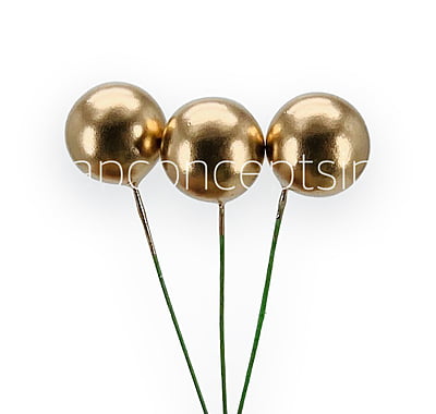 Gold Pearl Sticks - 12 MM/ 15 MM