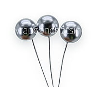 Silver Pearl Sticks - 12 MM/ 15 MM