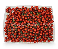 Red Glitter Pearls Sticks - 12 MM/ 15 MM
