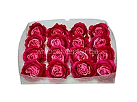Two-Tone Pink Rose Floral Heads