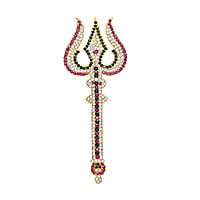 Goldplated Soolam Trishul