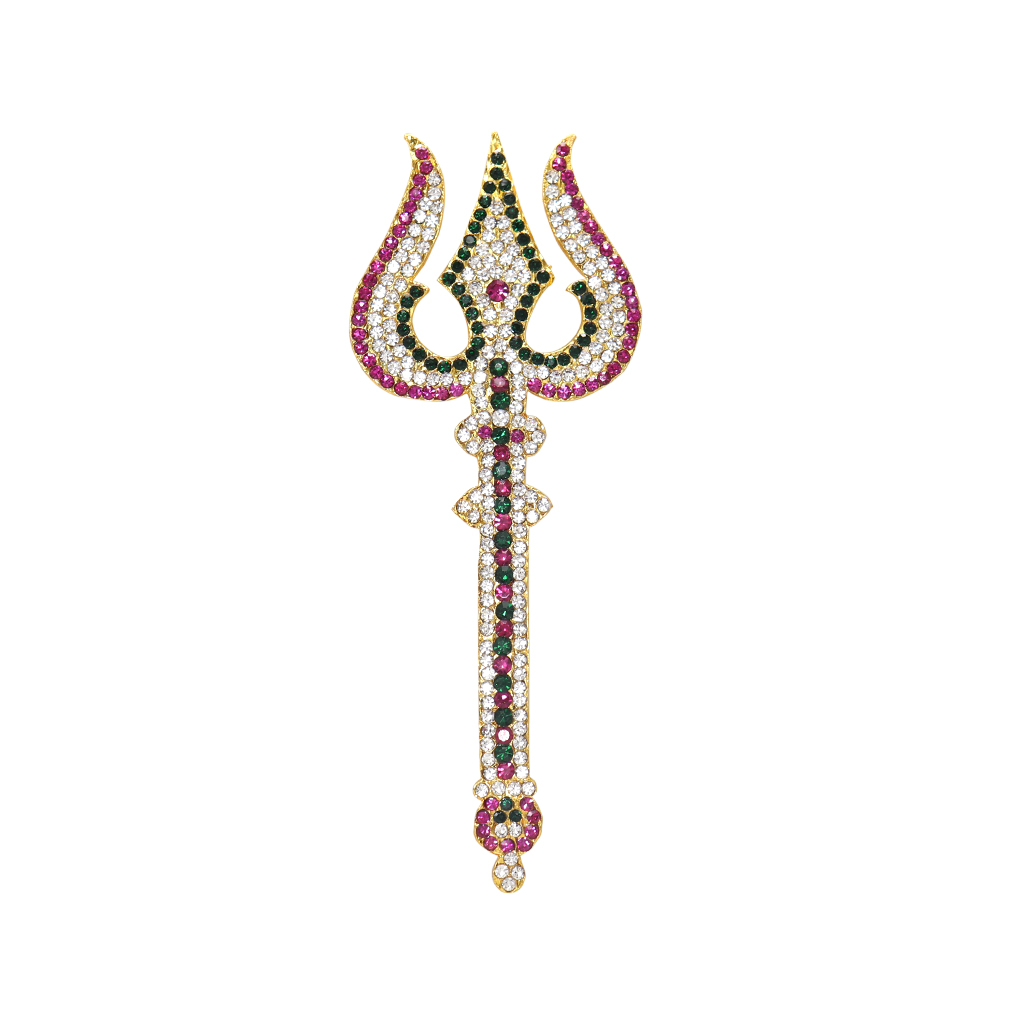 Goldplated Soolam Trishul