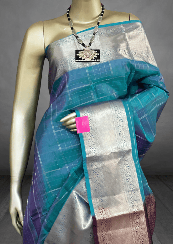 GEETHANJALI - THE SILK WALK DELIGHTS ( SKY BLUE COLOR) 16569