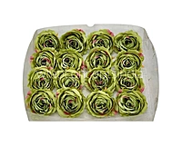 Meadow Green Rose Floral Heads