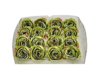 Meadow Green Rose Floral Heads
