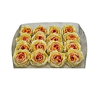 Lemon & Peach Rose Floral Heads