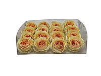 Lemon & Peach Rose Floral Heads