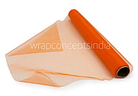 Organza Plain Roll - Orange