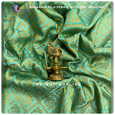 BANARASI SILK  FABRIC PER METER 39