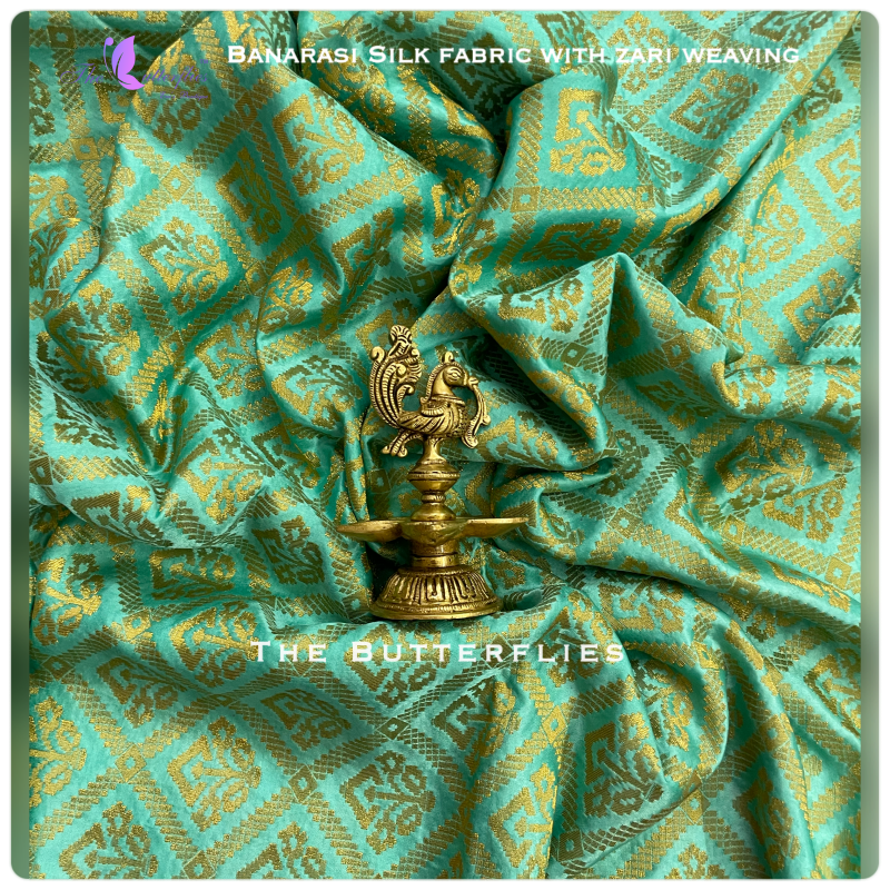 BANARASI SILK  FABRIC PER METER 39