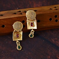 Brass Floral design Neckpiece