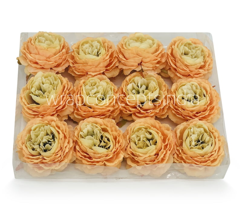 Ornate Peony-Ochre Shaded