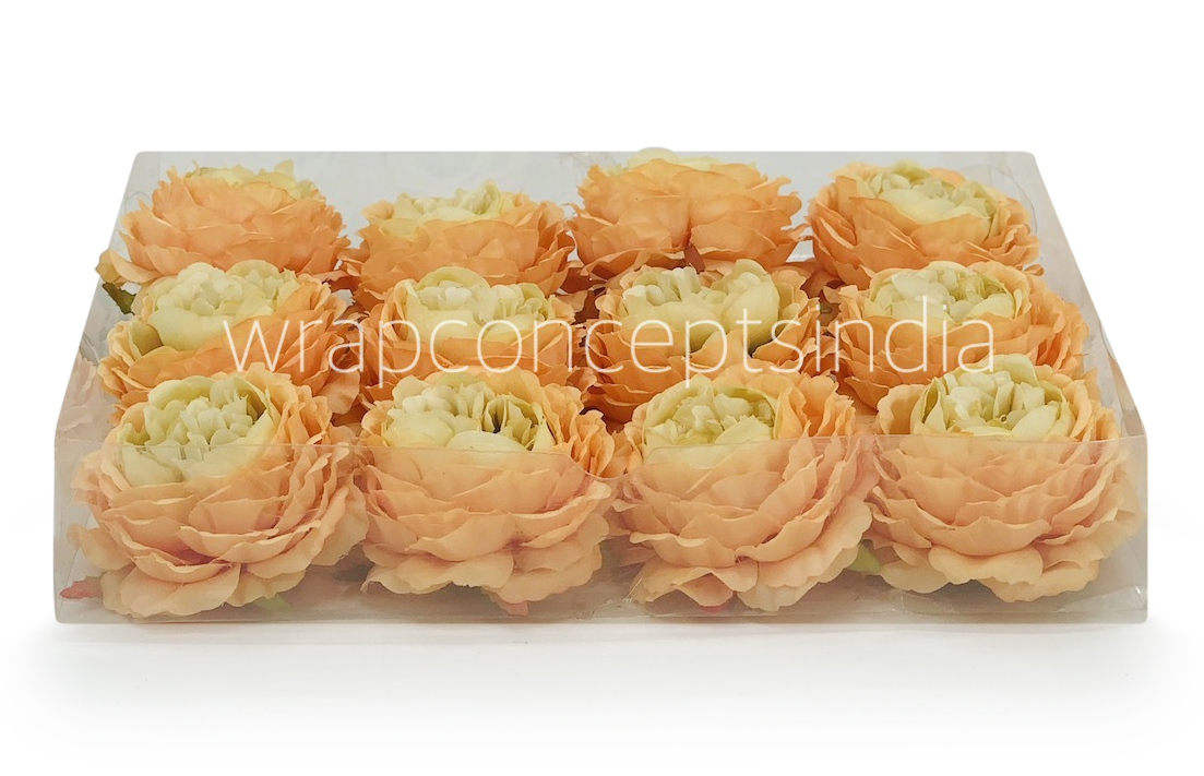 Ornate Peony-Ochre Shaded