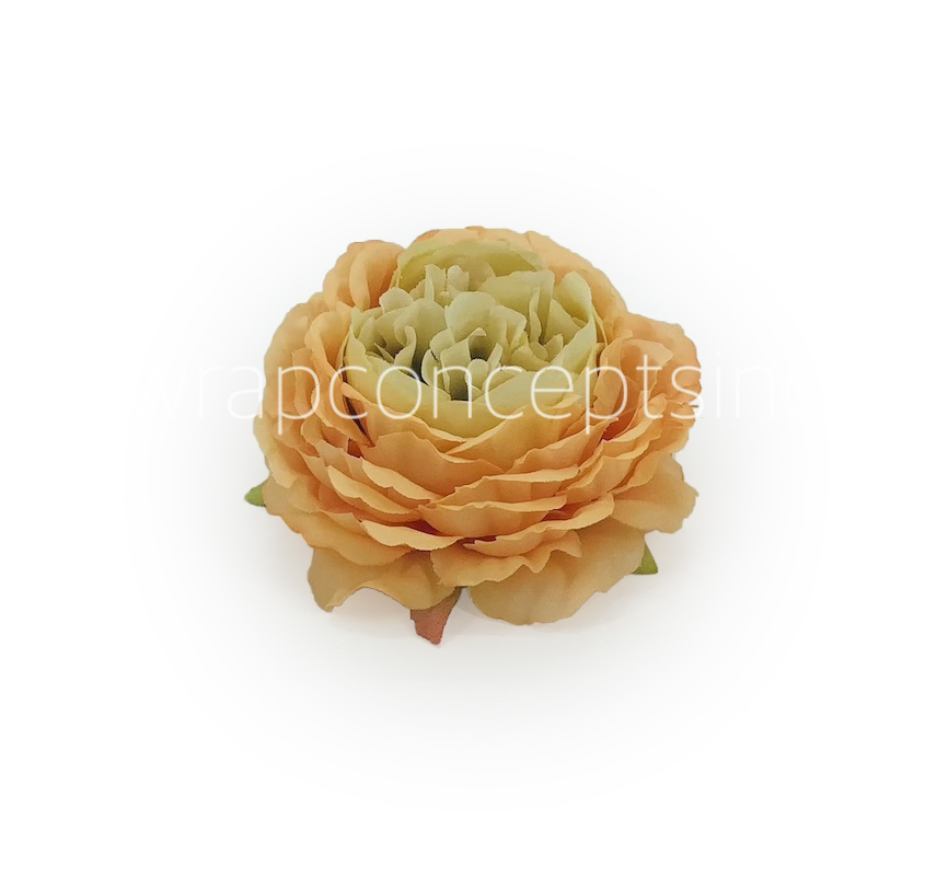 Ornate Peony-Ochre Shaded