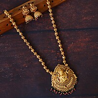 Antique maha Lakshmi kemp ball chain