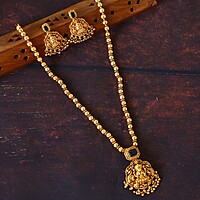 Lakshmi design kemp stone ball chain