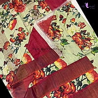 Pure Geecha Tusser silk saree YBRSTSK20320