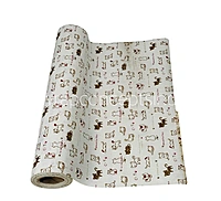 Faux Jute Roll - Owl Print