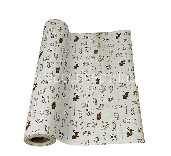 Faux Jute Roll - Owl Print