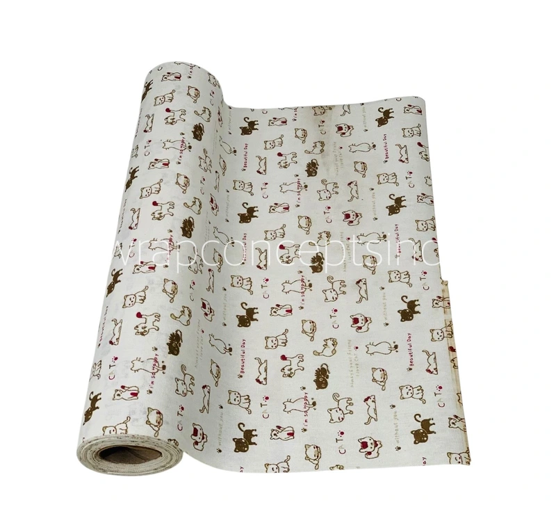 Faux Jute Roll - Owl Print