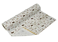 Faux Jute Roll - Owl Print