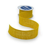 Mustard Yellow Burlap Ribbon