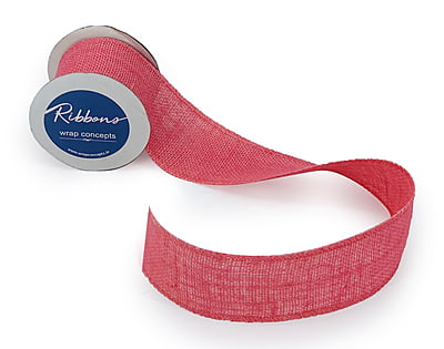 Bubble Gum Pink Burlap Ribbon Bubble Gum Pink Burlap Ribbon