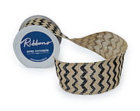 Burlap Chevron Ribbon