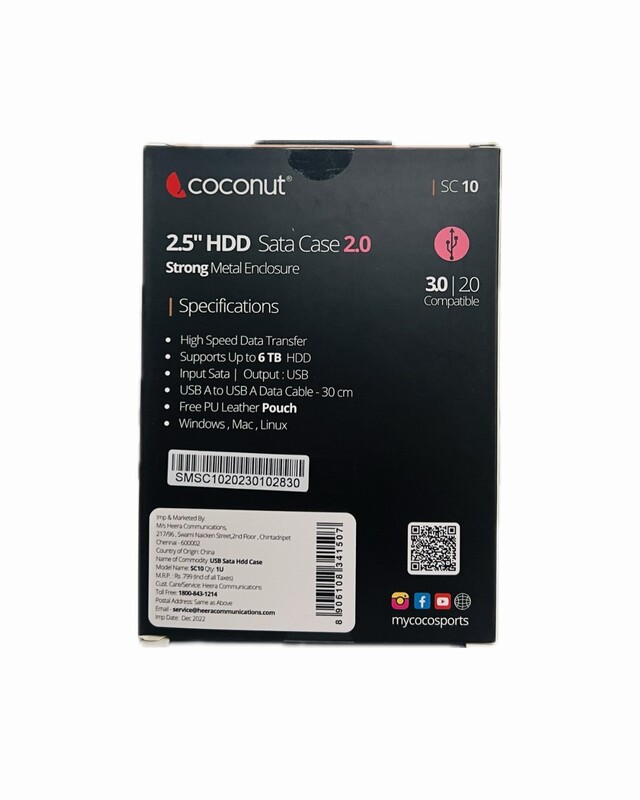 COCONUT SC10 2.5 SATA CASING