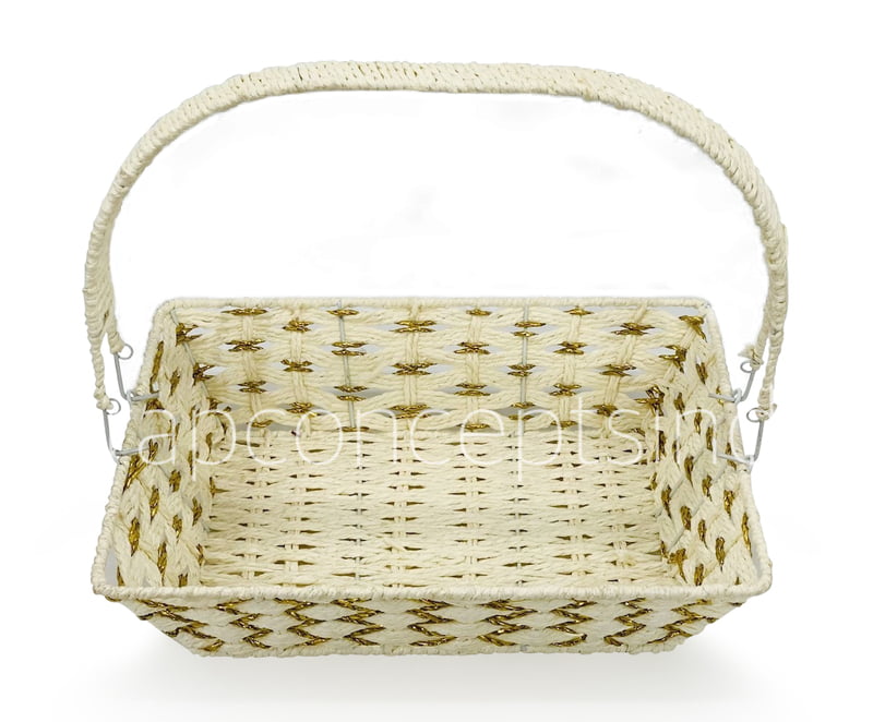 Rectangle Basket with top handle – Medium