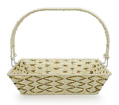 Rectangle Basket with top handle – Medium
