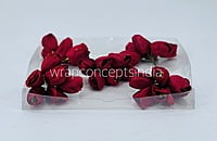 Ruby Tulip Buds on Stick