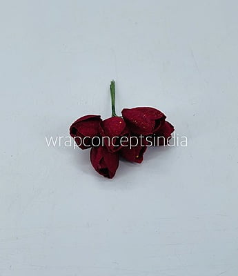 Ruby Tulip Buds on Stick