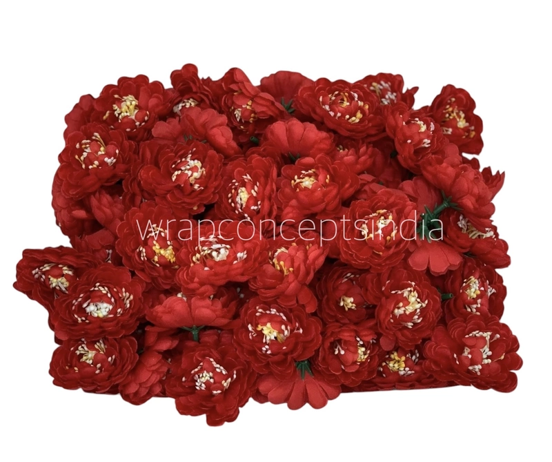 Red Small Dahlias